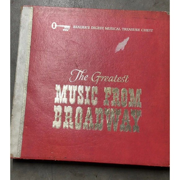 The Greatest Music From Broadway  LP Box Set Of 10 12” Vinyl Records - Picture 2 of 2
